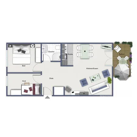 Apartment Alexandra 03 Kuehlungsborn